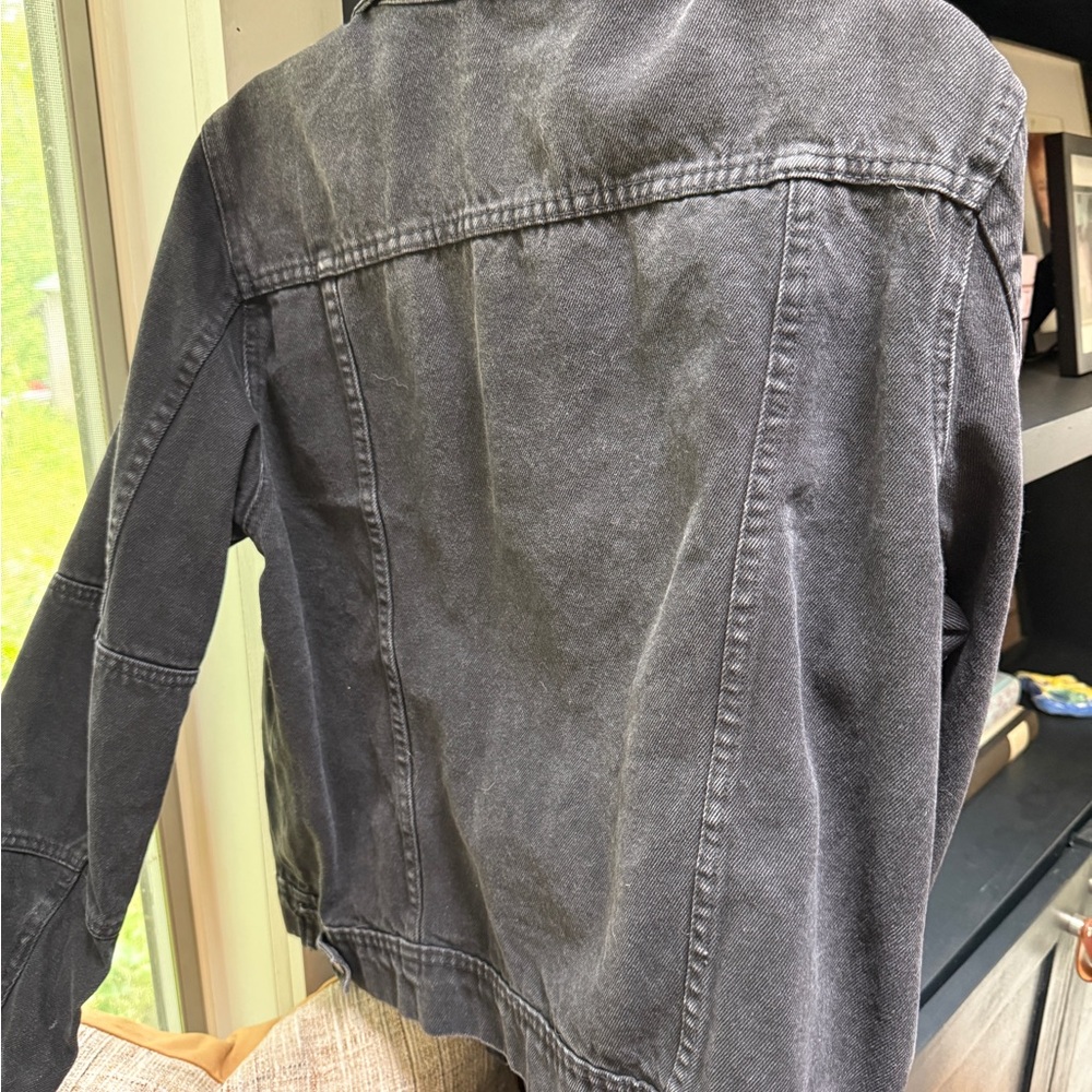 Women’s free people black denim rumors jacket - Picture 5 of 6